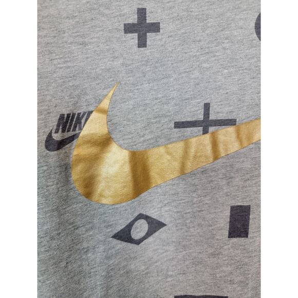 The Nike Tee Crew Neck Flags from Around The World Logo T-Shirt Gray Size Small - Picture 5 of 7